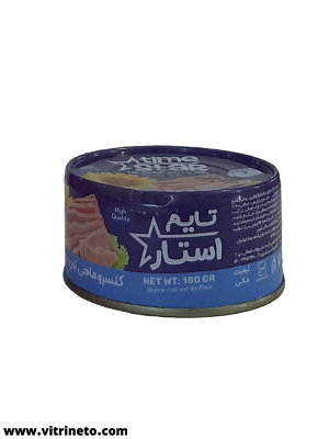 کنسرو ماهی تون تایم استار 180 گرم